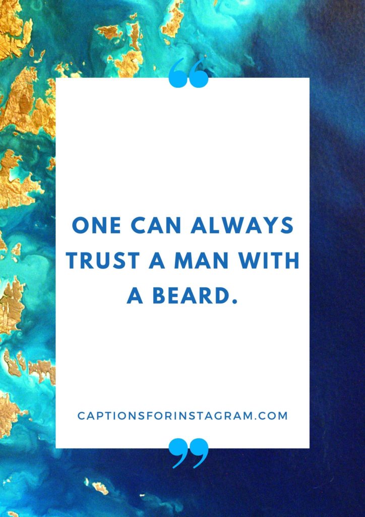 Quotes and Caption on Beard For Instagram