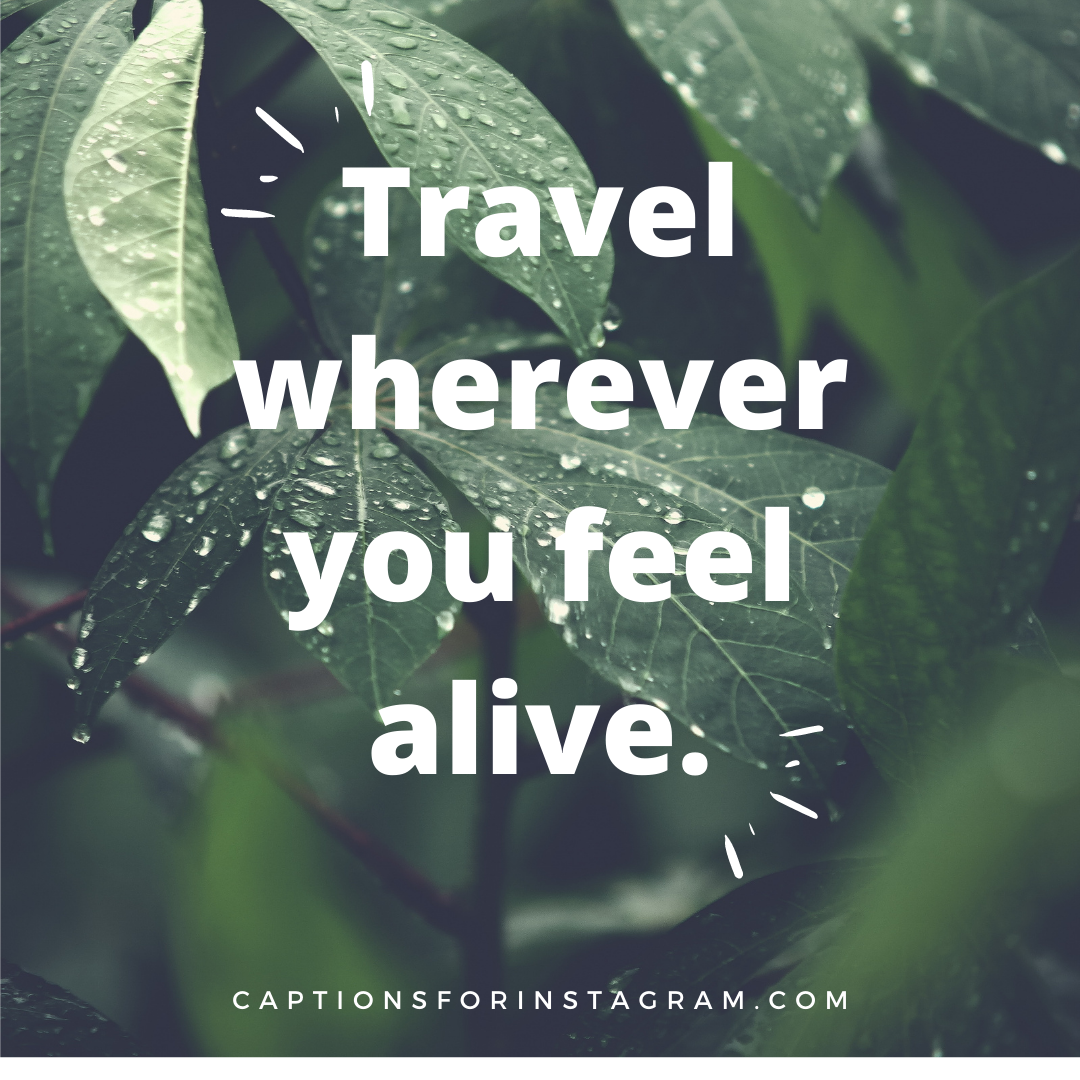 travel nature captions for instagram