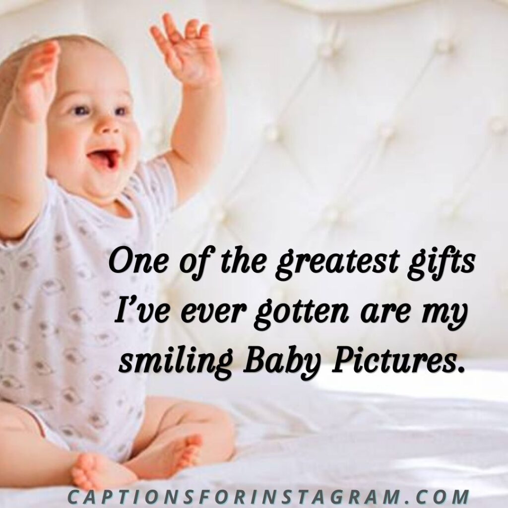 77+ Captions for Baby pictures of yourself - Funny & Short