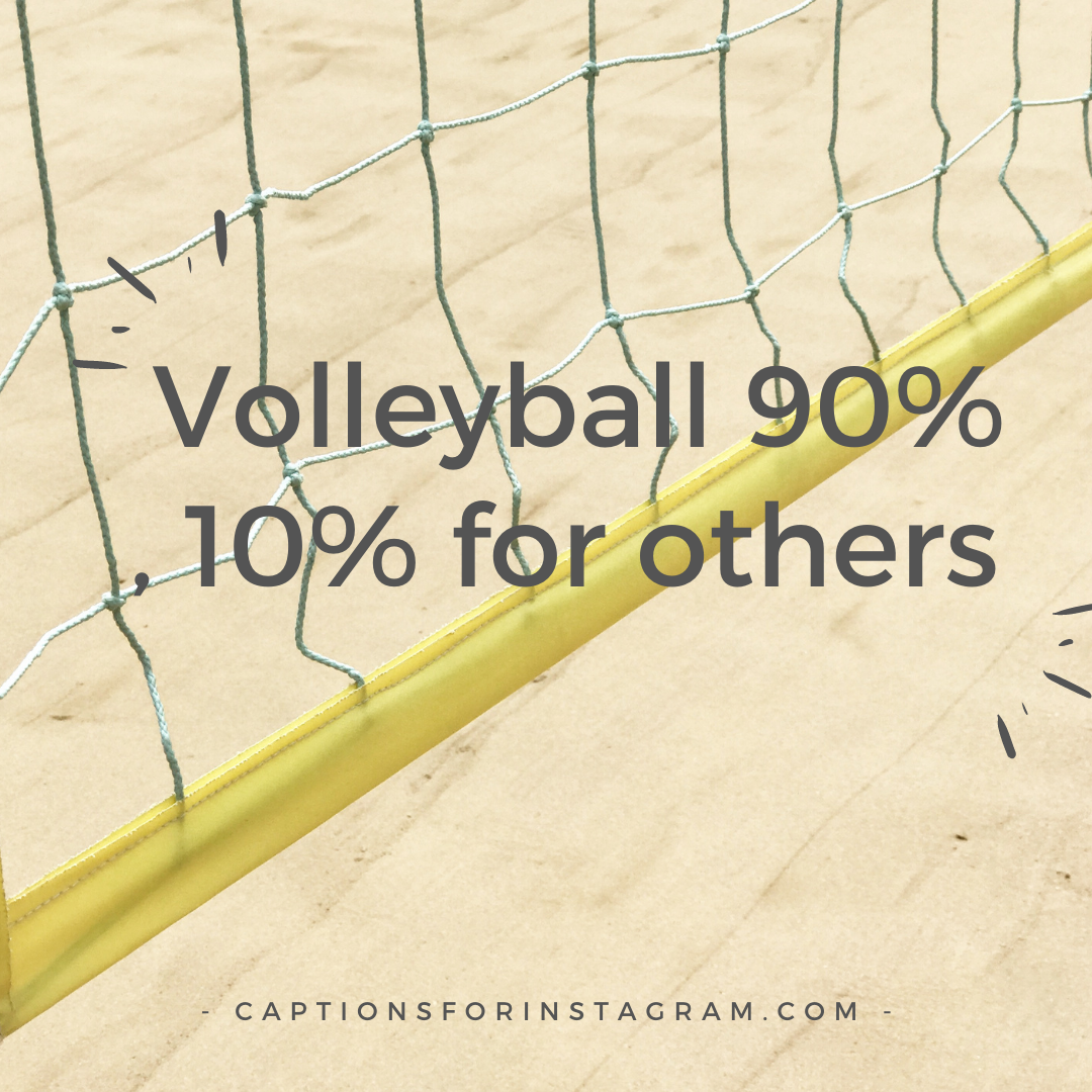 25+ Best Volleyball Captions - Captions For Instagram
